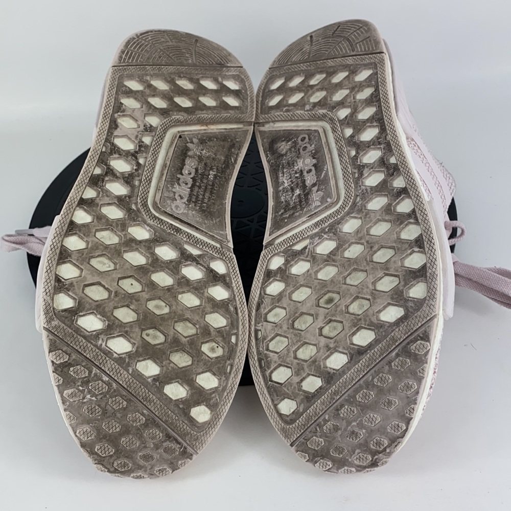 Adidas Originals NMD R1 Pink/White Athletic Running Shoes B37652 Women's Size 10 - Picture 10 of 11
